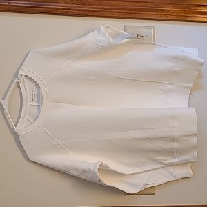 New with tags Athleta 1X white long sleeve sweatshirt